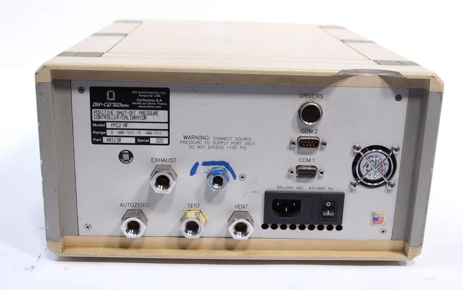 Fluke / DHI PPC2 Automated Pressure Controller / Calibrator