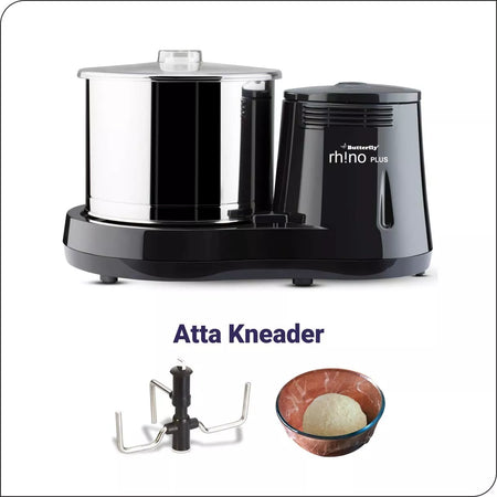 Butterfly Rhino Plus 2L Table-Top Wet Grinder 150W ABS Body Stainless Steel Drum