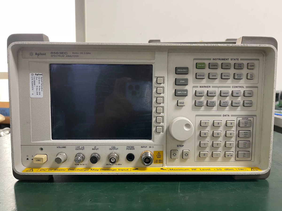 Agilent 8563EC 9KHz - 26.5GHz Spectrum Analyzer w/ opt. 007 _02076 - XG eqpt