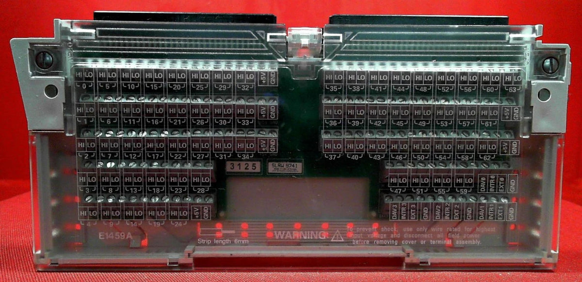 HP Agilent Keysight E1459-60000 VXI Connector Block for HP E1459A 64 Ch
