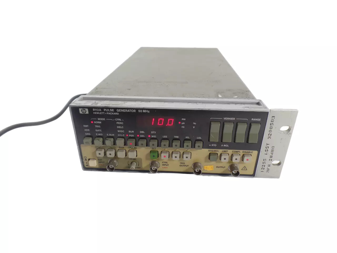 HP 8112A Pulse Generator 50MHz with Precision Timing Control