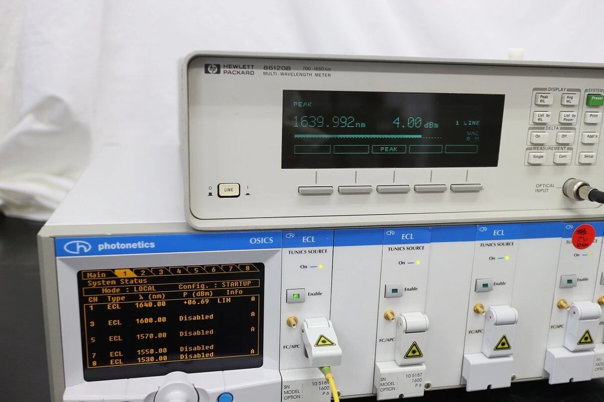 OSICS Photonetics ECL1560 ECL1600 1520-1640nm TSL 5 set