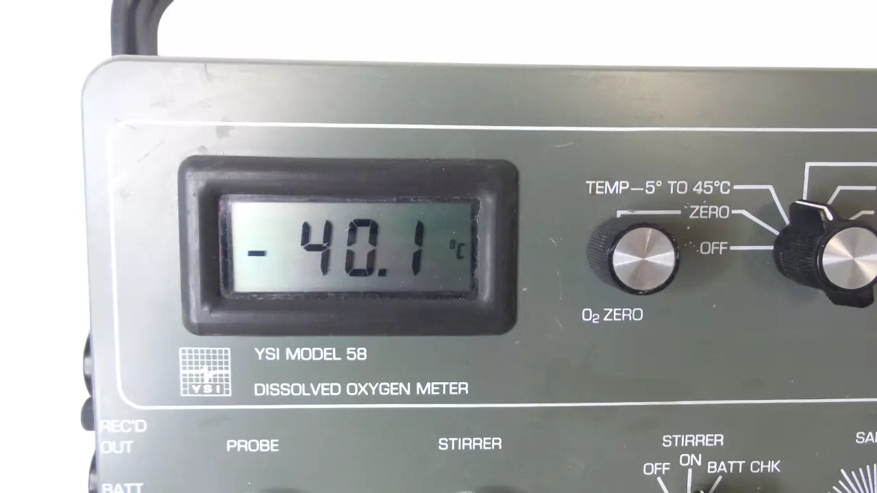 YSI Model 58 Dissolved Oxygen Meter for Water Quality Monitoring