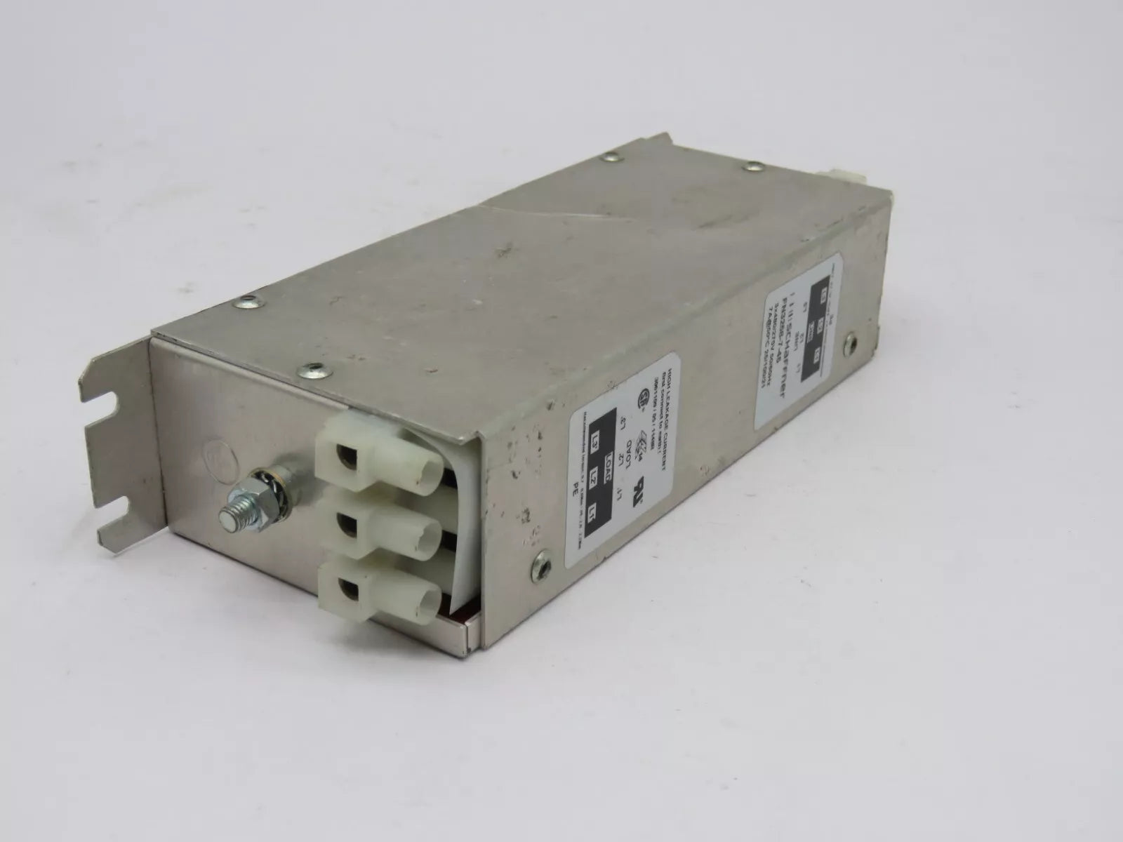 Schaffner FN3258-7-45 RFI Filter 3 Phase 7 Amp 275/480 VAC 50/60 Hz