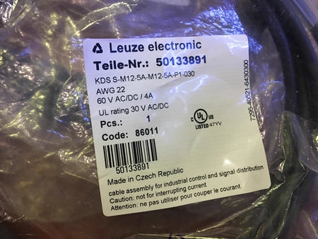 LEUZE KDS S-M12-5A-M12-5A-P1-030 Sensor 50133891