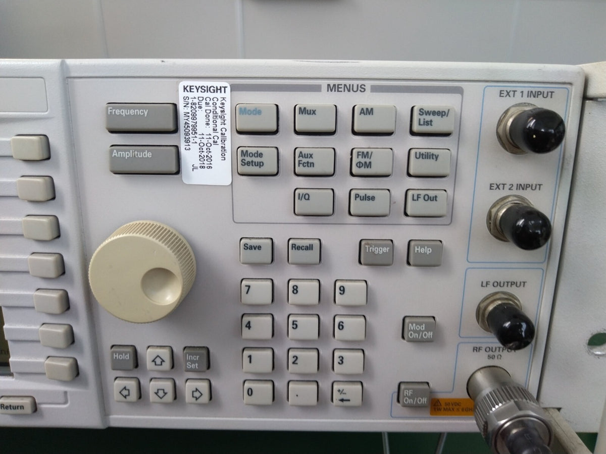 Agilent E4438C ESG Vector Signal Generator 250kHz-6GHz w/506,601,UNB,UNJ _3913 - XG eqpt