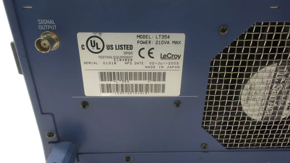 LeCroy Waverunner LT354Ml 500 MHz DSO - High Performance Digital Storage Oscilloscope