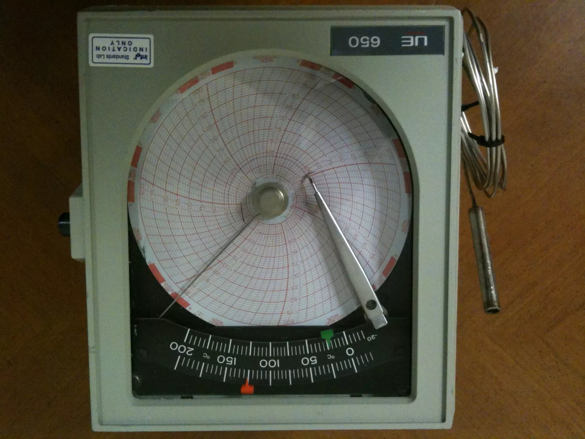 United Electric UE-650 Temperature Thermometer Chart Recorder