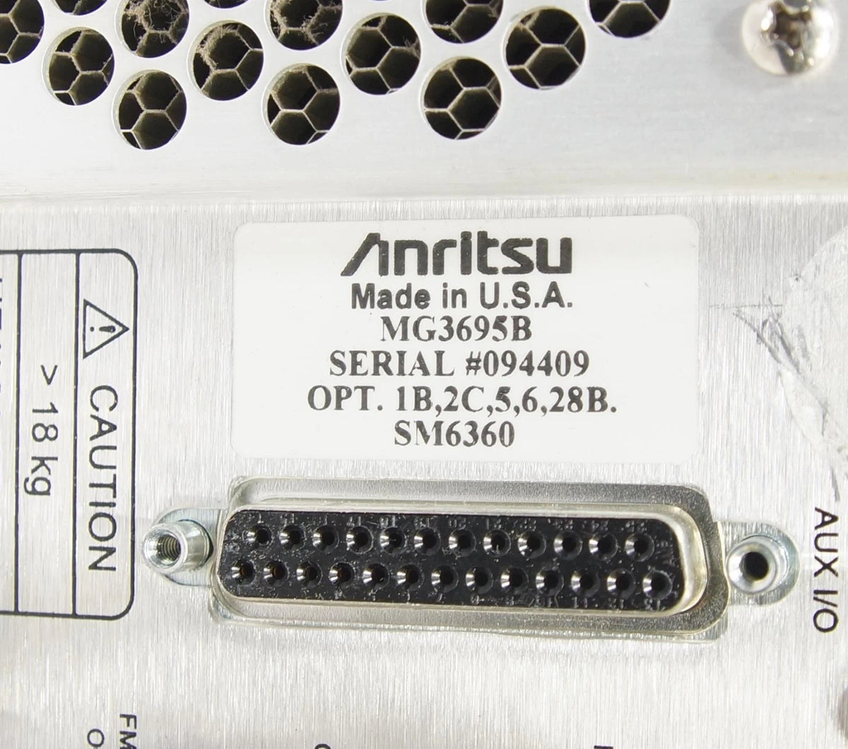 Anritsu MG3695B 0.01 to 50 GHz RF / Microwave Signal Generator CALIBRATED