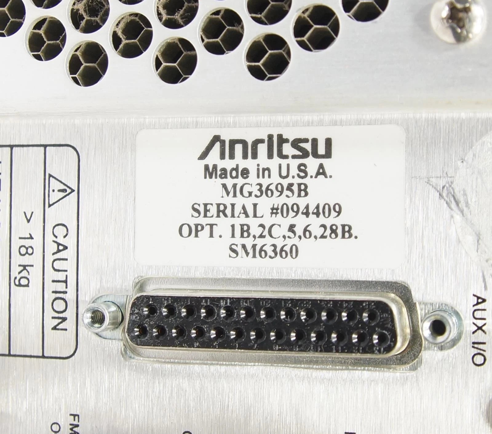 Anritsu MG3695B 0.01 to 50 GHz RF / Microwave Signal Generator CALIBRATED