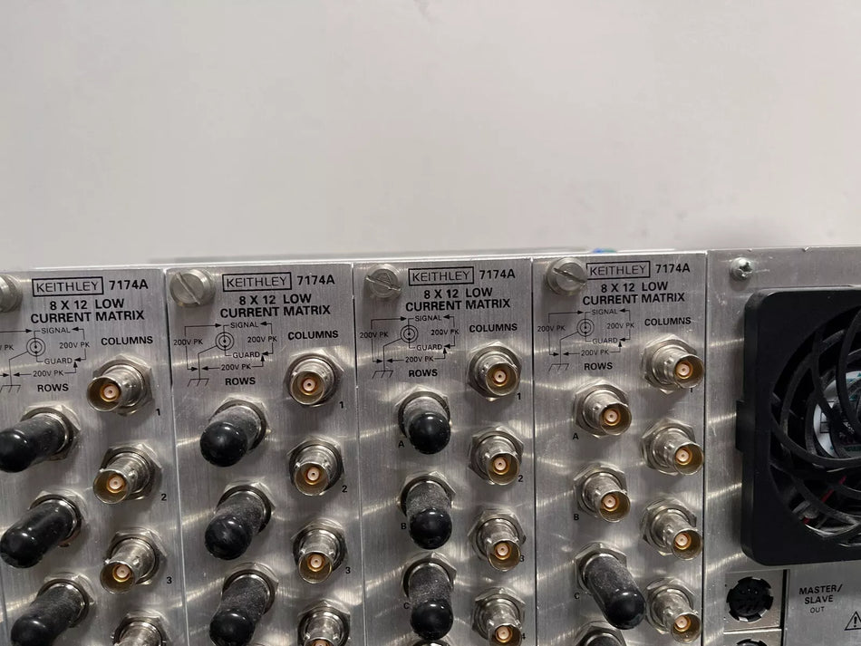 Keithley 707A with 4 Keithley 7174A 8x12 Super, Low Current Matrix