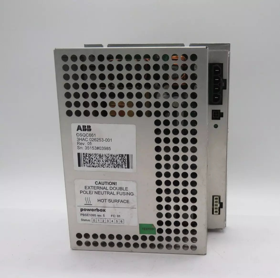 ABB DSQC661 3HAC 026253-001 REV 05 24VDC 27A Power Supply