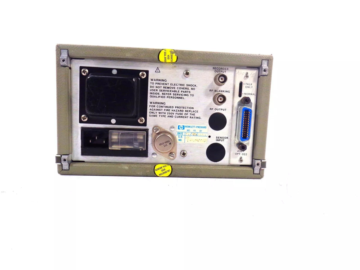 HP 436A Power Meter for Measuring Electrical Power Levels