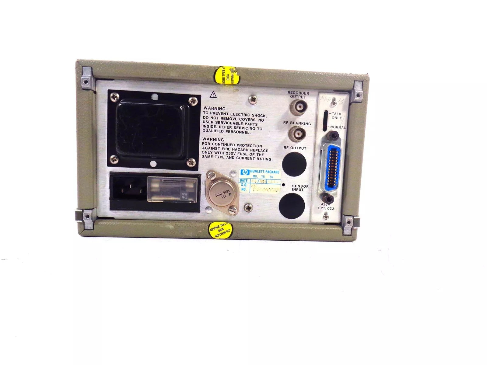 HP 436A Power Meter for Measuring Electrical Power Levels