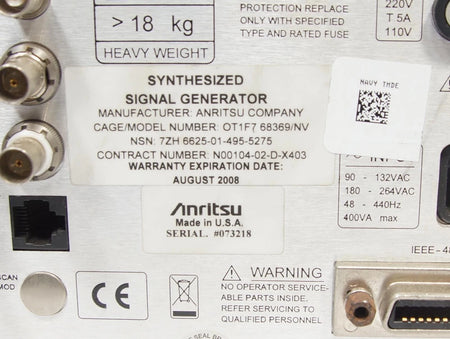 Anritsu 68369B 10 MHz to 40 GHz Synthesized Signal Generator