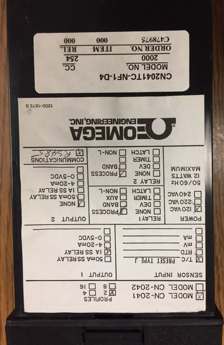 Omega CN2041 Dual Output Digital Temperature Controller
