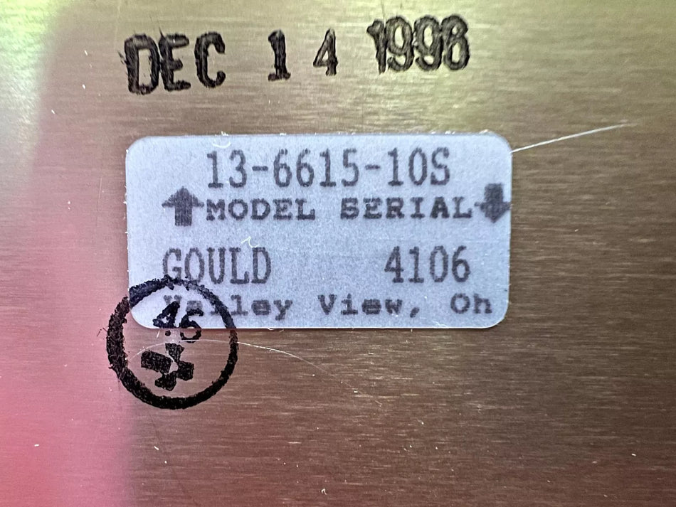 Gould 13-6615-10S AC/DC Voltage Signal Conditioner Module, SN 4106