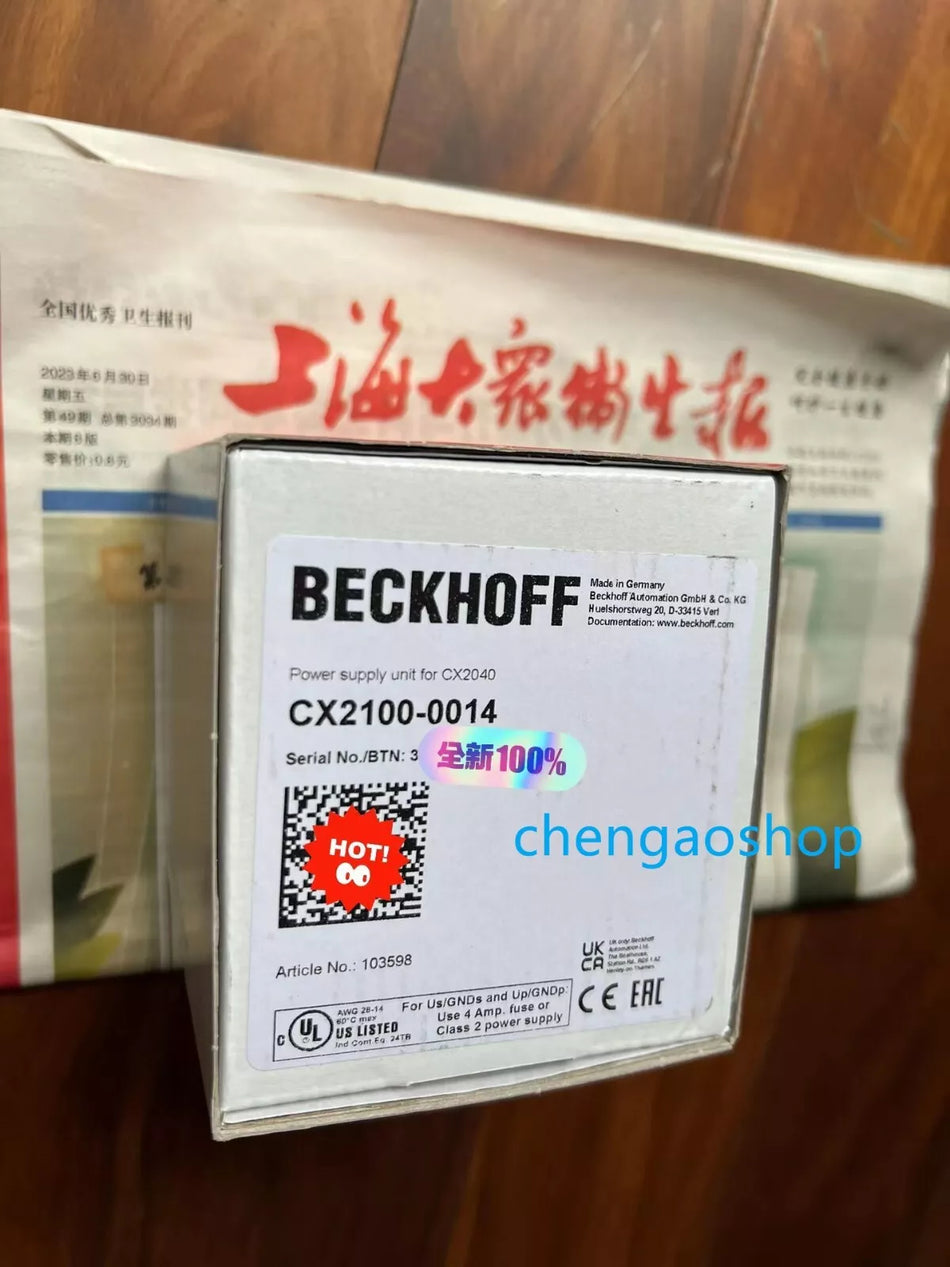 1PCS Beckhoff CX2100-0014 Module Brand New Unused(free Fedex or DHL) #U2334D YG