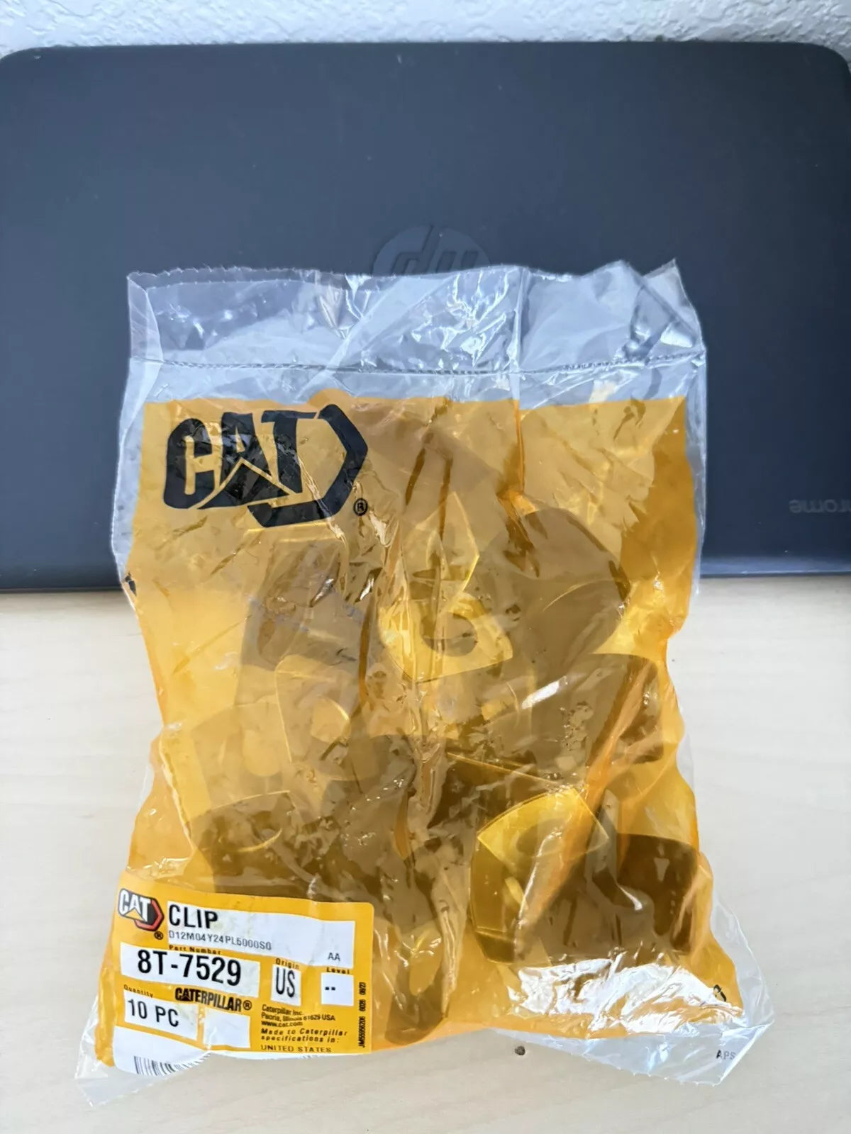 CAT 8T-7529 26.98mm Internal Diameter Steel Clip (Genuine OEM) (Qty:10)