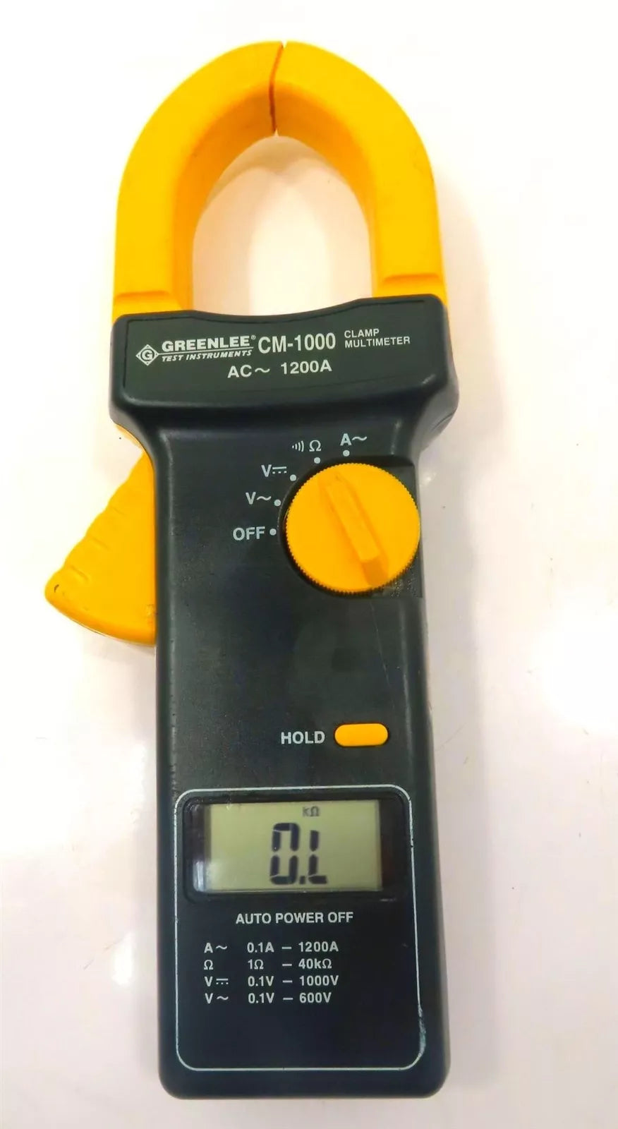 GREENLEE Test Instruments CM-1000 AC-1200A Clamp Meter