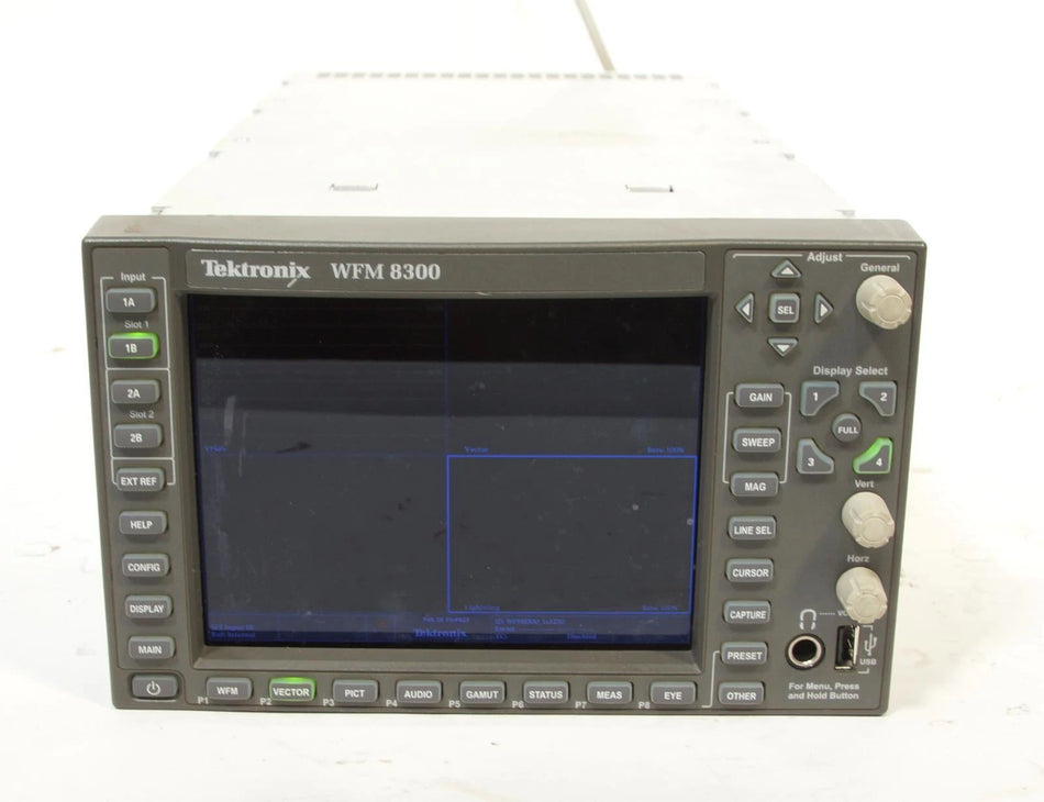 Tektronix WFM8300 Waveform Monitor With 3G SIM 3G-Gen AD AVD DAT 3D LOUD Options