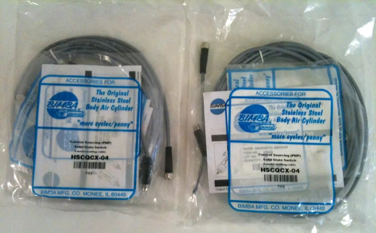 BIMBA HSCQCX-04 Solid State Magnetic Sensor PNP with 20ft Mating Cable
