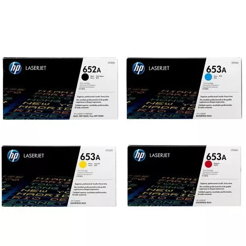 HP 653A Toner Cartridge Set for LaserJet Printers