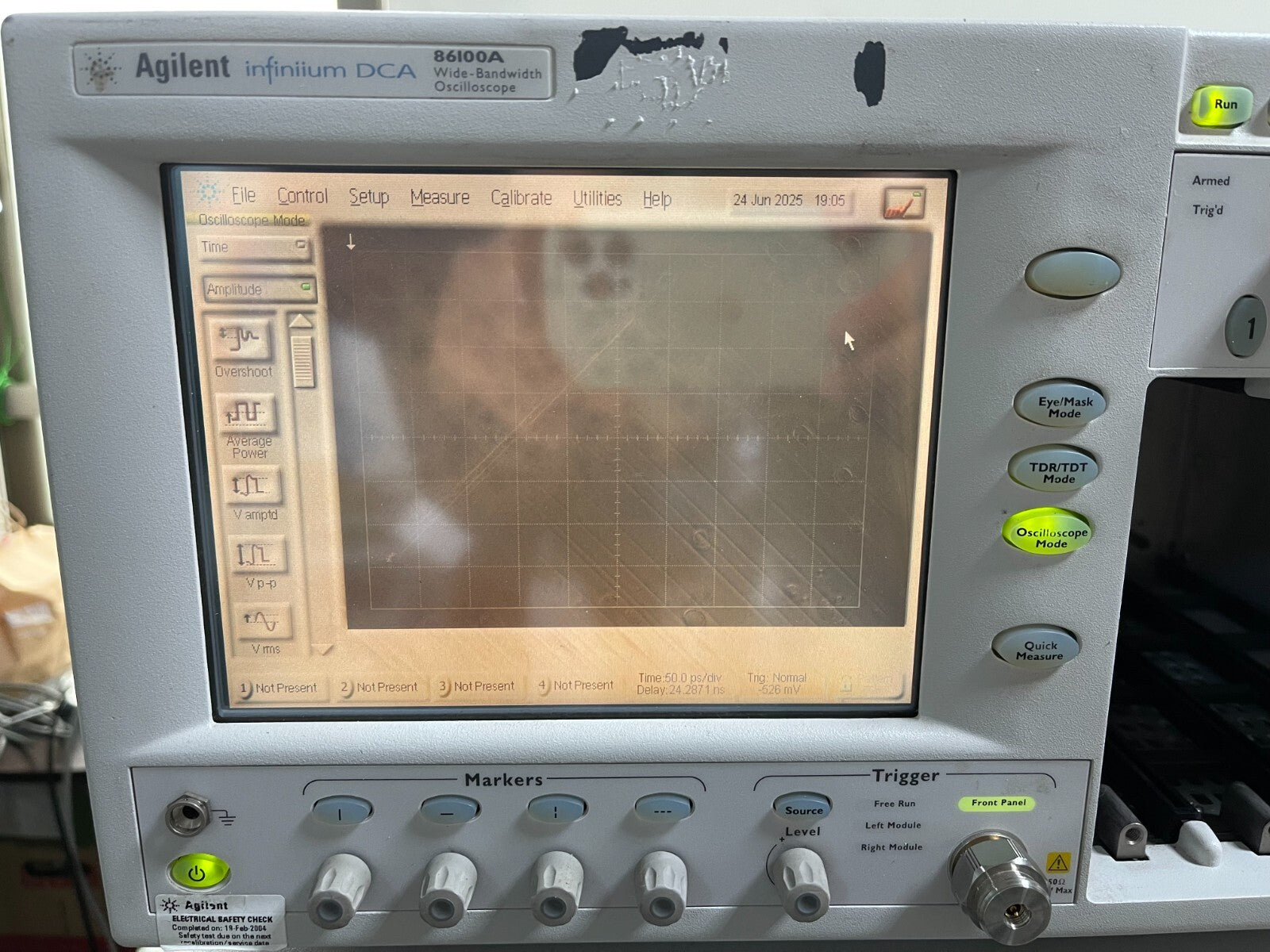 Agilent 86100A Infiniium DCA Wide-Bandwidth Oscilloscope _0270_0963