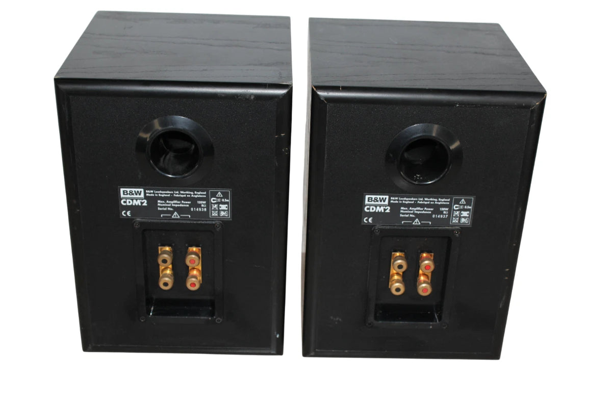 Bowers & Wilkins CDM2  Bookshelf Speakers (PAIR) - Free Shipping.