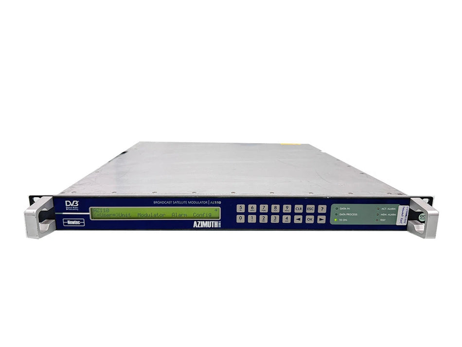 NEWTEC AZ110 DVB-S2 IF Out ASI Input Broadcast Satellite Modulator NTC/2277.NA.C