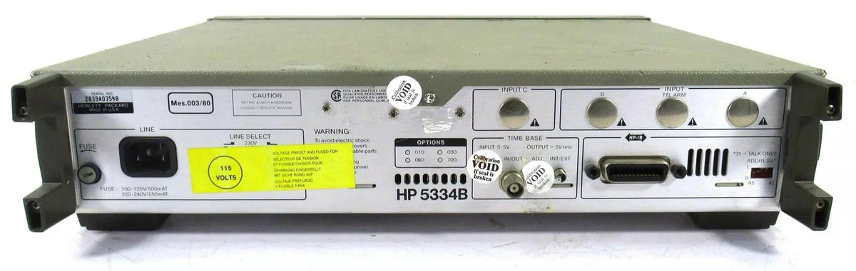 HEWLETT-PACKARD 5334B Universal Counter