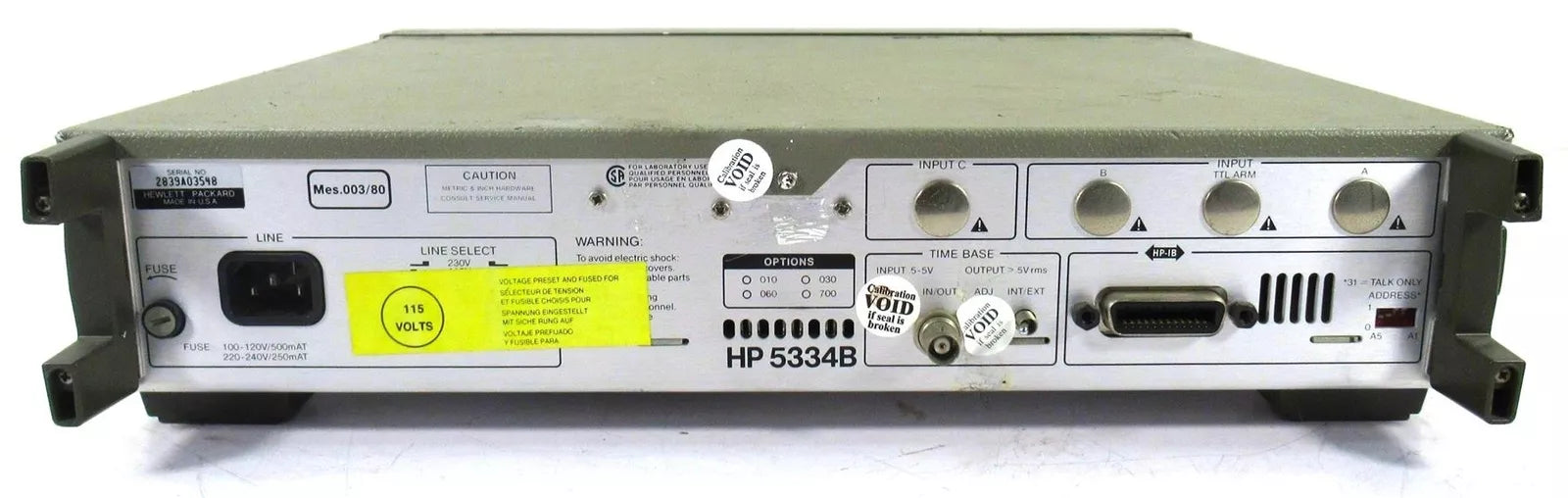 HEWLETT-PACKARD 5334B Universal Counter