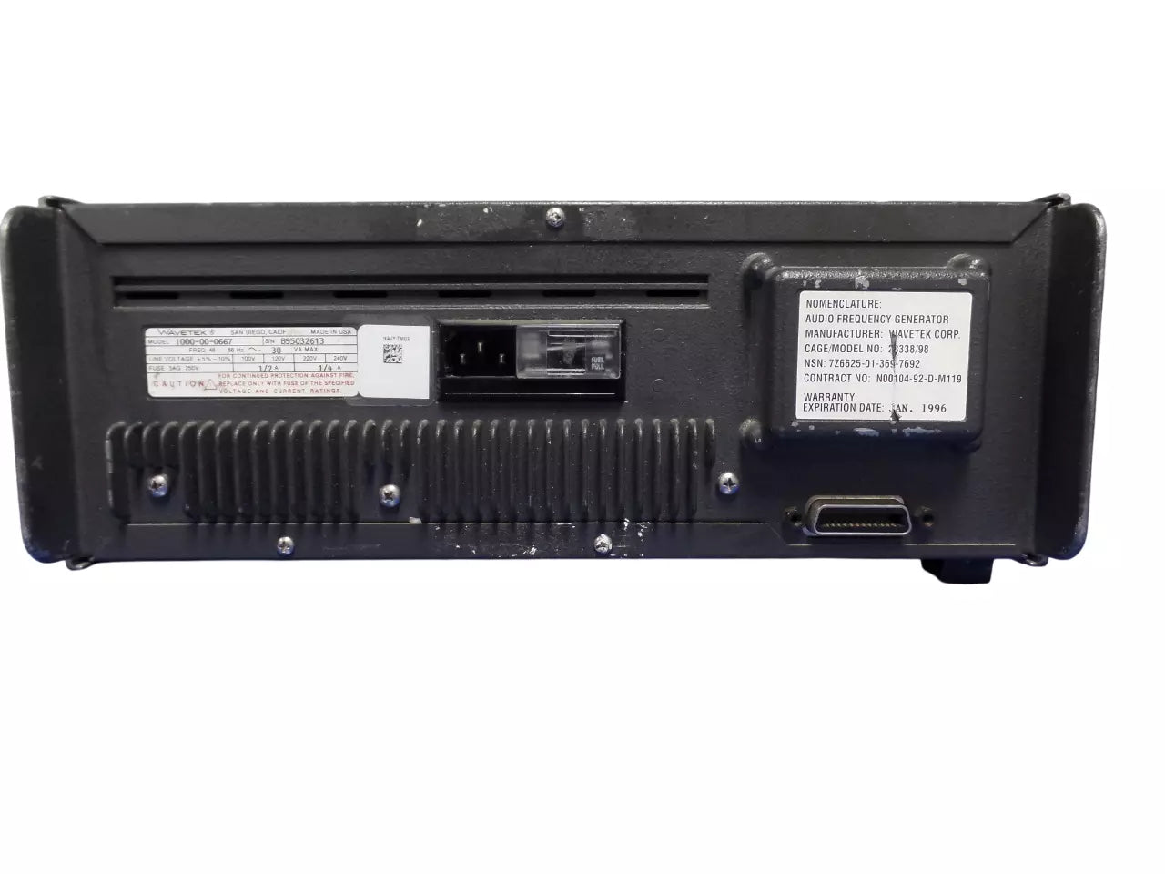 Wavetek 1 MHz Synthesized Power Oscillator Model 98 - High-Quality Performance