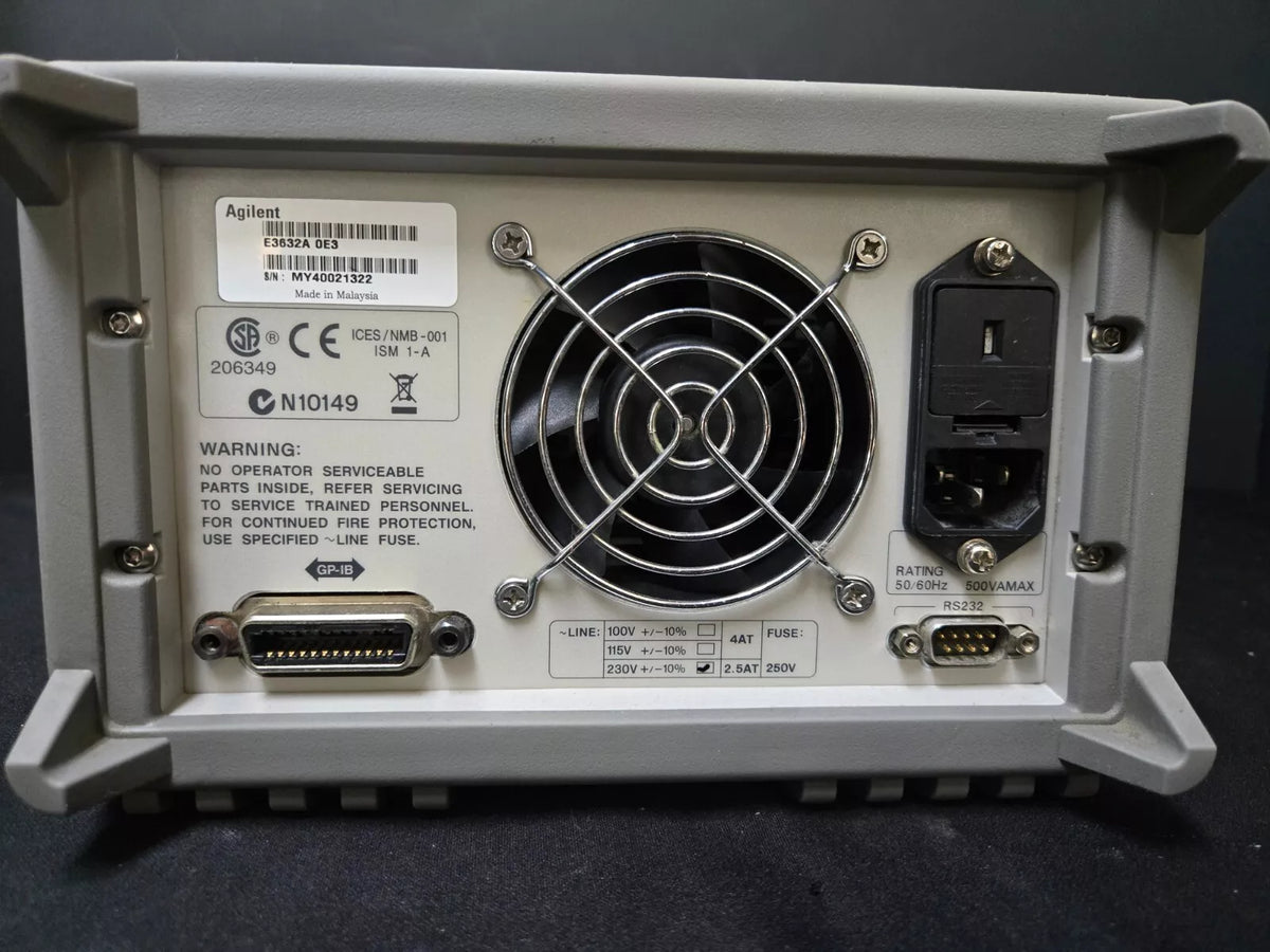 Agilent E3632A 0-15V 7A / 0-30V 4A DC Power Supply (1322)