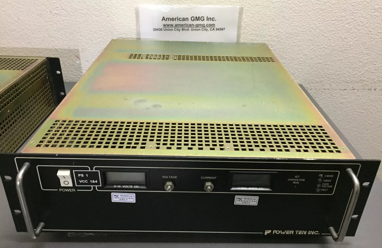 Power Ten P63C-10660D High Current Heavy Duty DC Power Supply