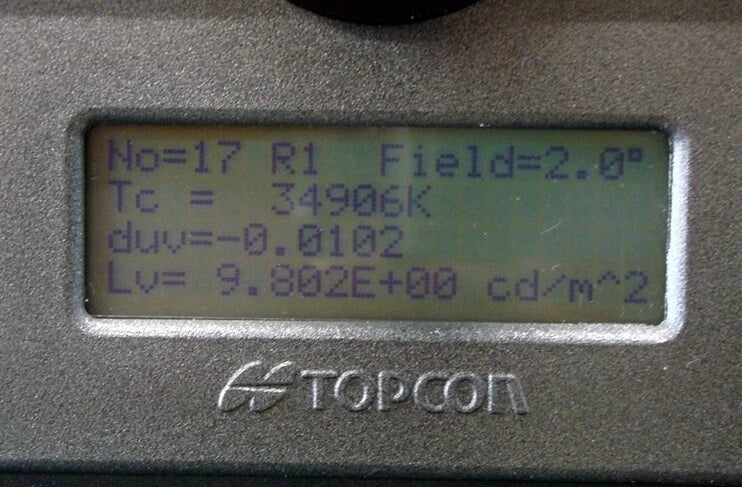 TOPCON SR-2 380nm-780nm Spectroradiometer