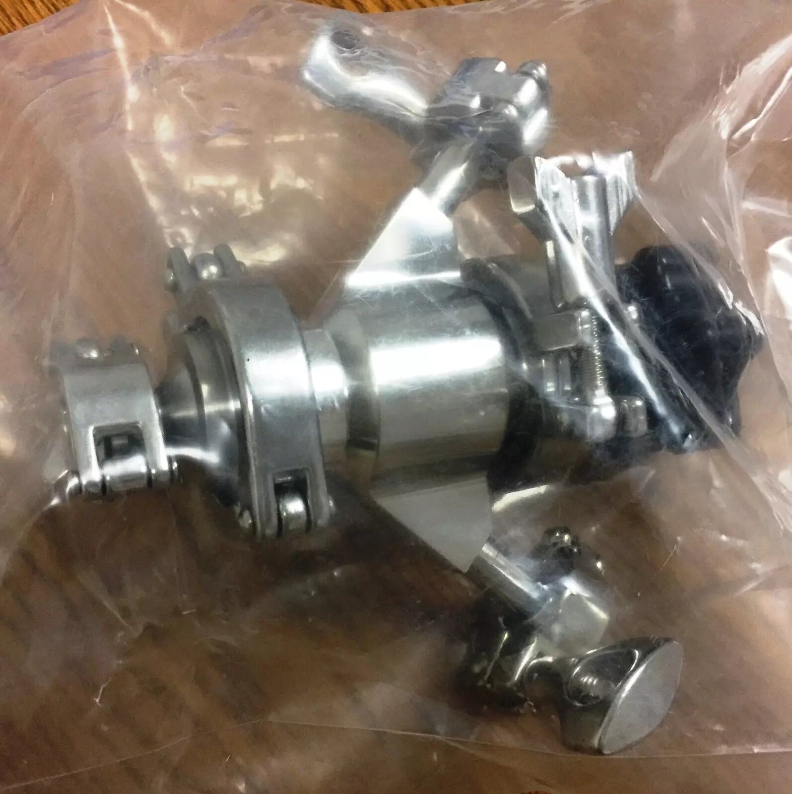 Asepco 1/2/DN15-S31603 Radial-Diaphragm Bottom Tank Valve