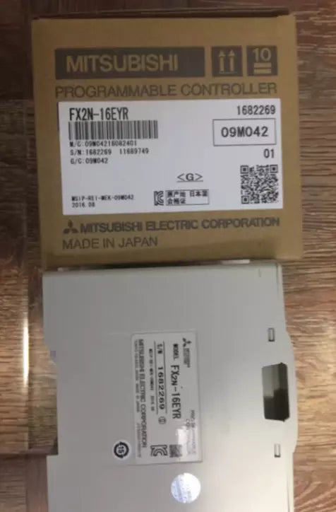 New Mitsubishi PLC FX2N-16EYR Programmable Cont In Box
