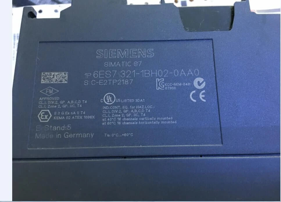 Siemens 6ES7 321-1BH02-0AA0/6ES7321-1BH01-0AA0 Module