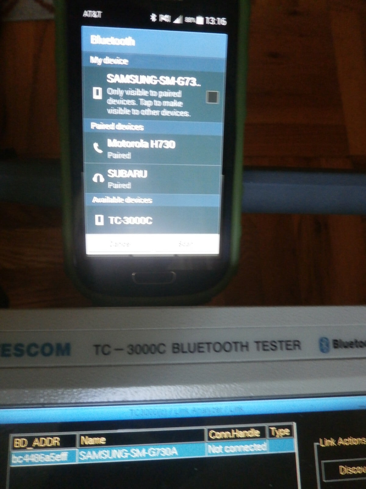 Tescom TC-3000C Bluetooth Analyzer Generator