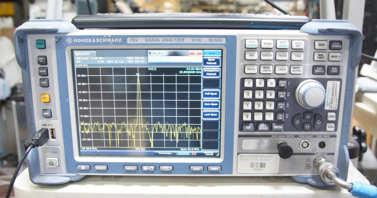 Rohde & Schwarz FSV30 10kHz to 30GHz Spectrum Analyzer OPT B29 K14
