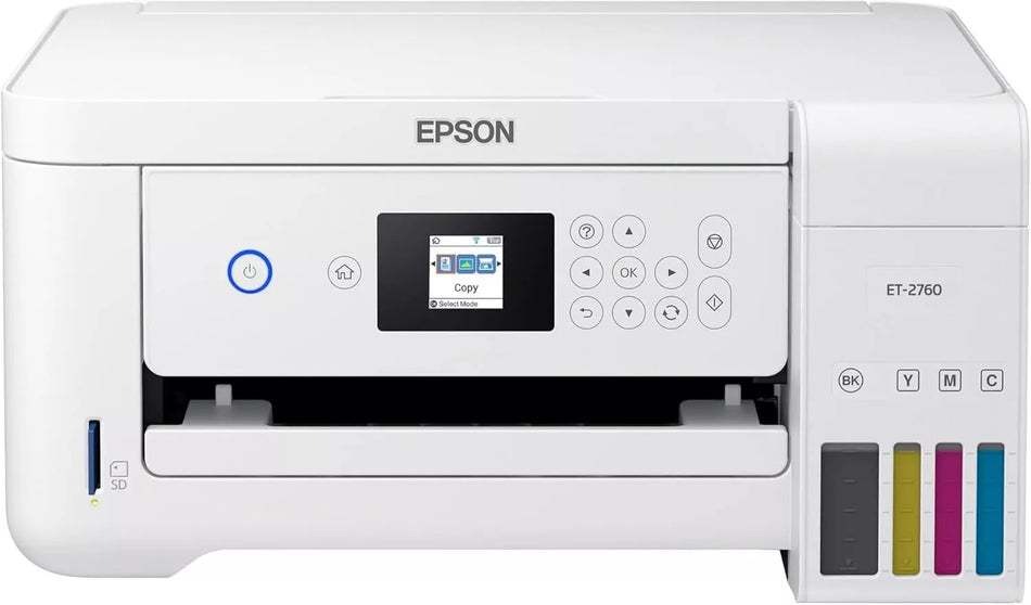 EPSON EcoTank ET-2760 Wireless Color All-in-One Supertank Printer
