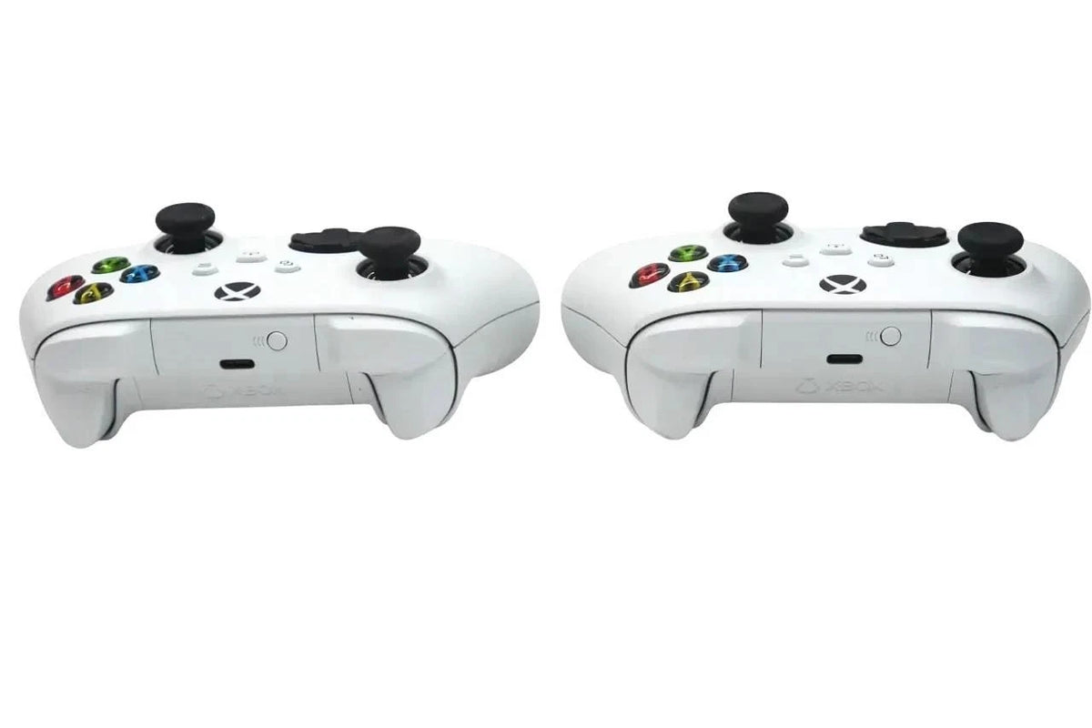 Lot Of 2 Microsoft Xbox Wireless Controller (Model 1914) White - Free Shipping
