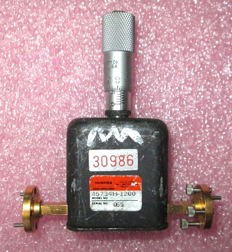 Adjustable Waveguide Attenuator for Q Band WR-22 by Hughes