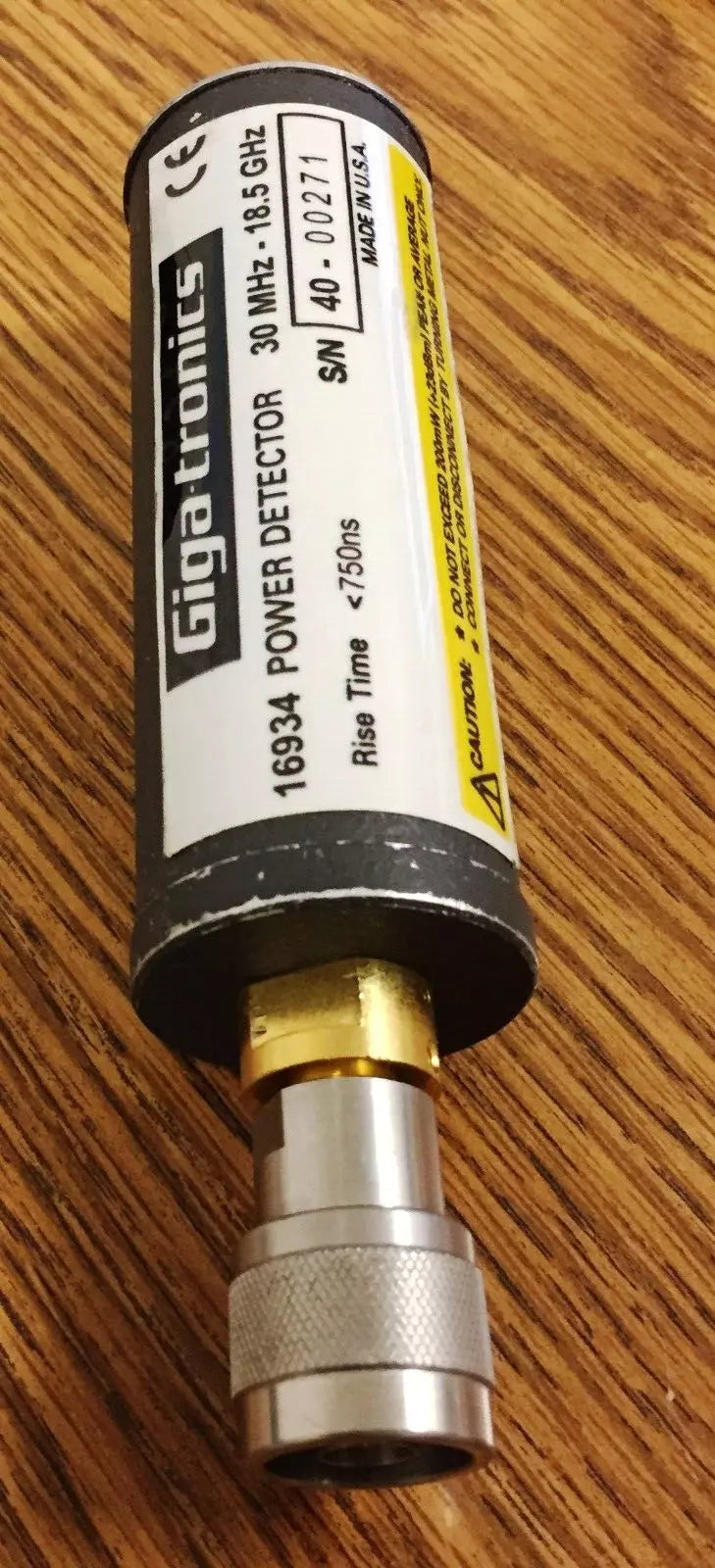 Giga-Tronics 16934 Power Sensor, 30MHz - 18GHz, Rise Time 750ns