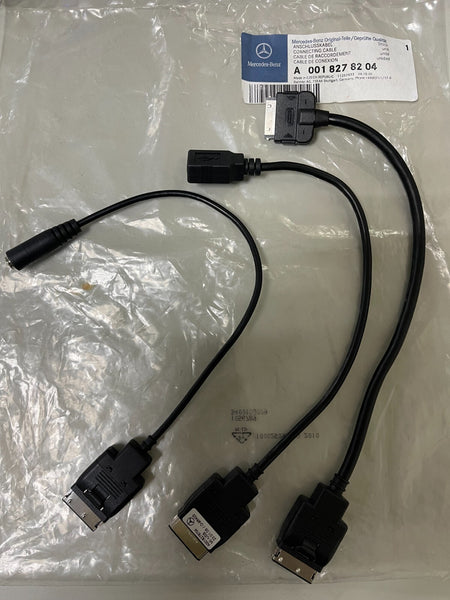 Mercedes-Benz Media Interface Cable Kit A0018278204 iPod iPhone 4 USB - XG eqpt