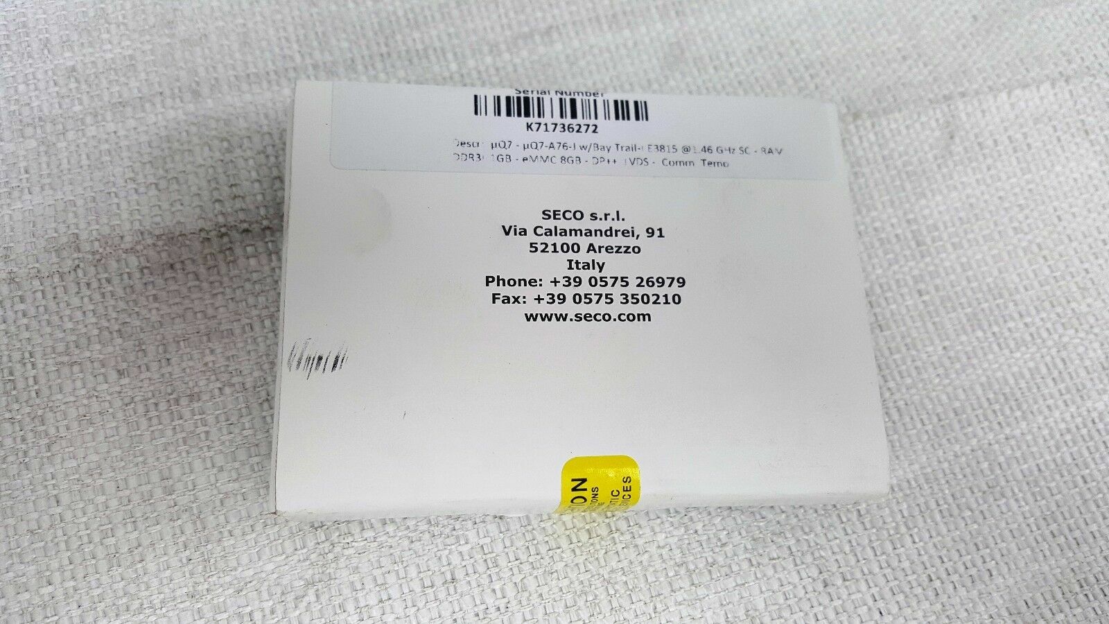 Seco µQ7-A76-J Board