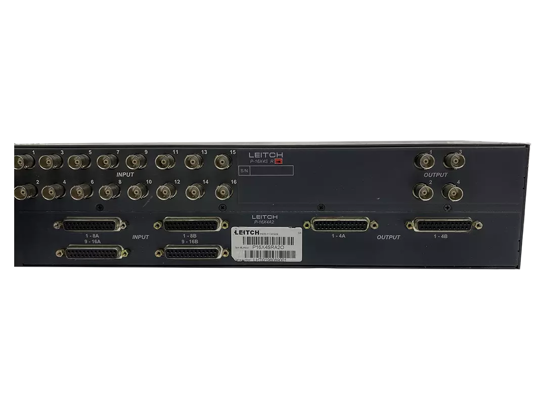 Leitch PANACEA P16X4SRA2O 2RU Video Router 16X4 SDI with Audio