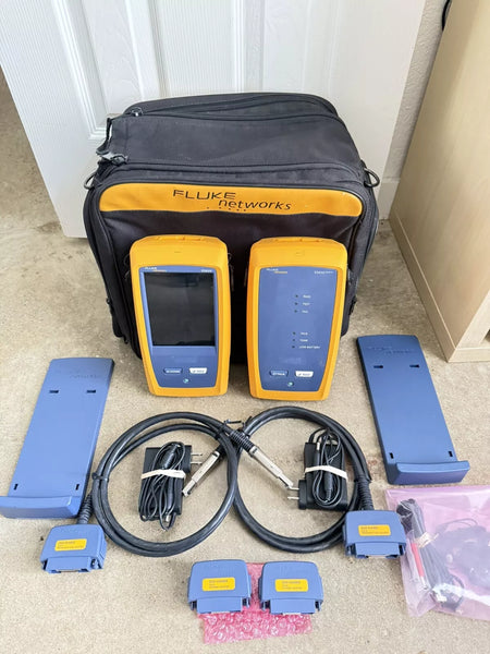 FLUKE Networks DSX-8000 Cable Certifier Tester Kit (Calibrated 2022)