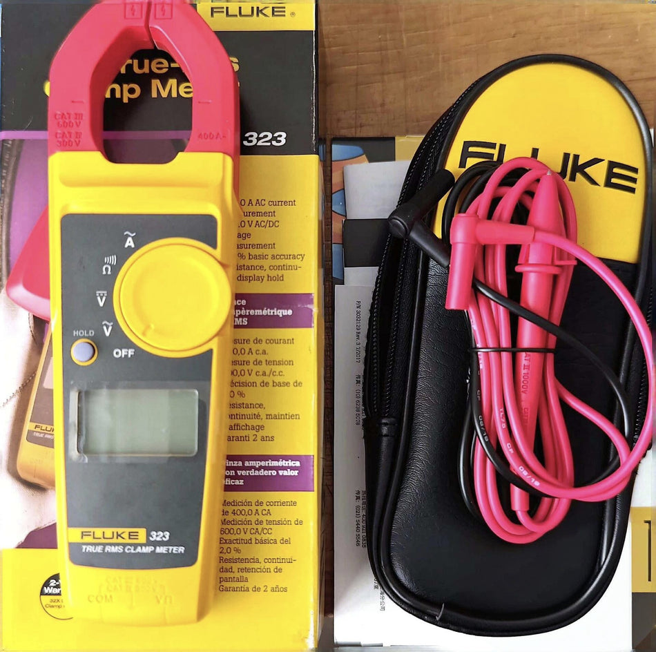 Fluke 323 True RMS Digital Clamp Meter Multimeter
